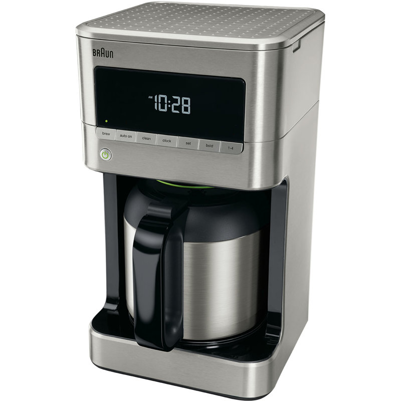 Braun KF7175 Brew Sense Stainless Steel 10Cup Drip Coffee Maker with